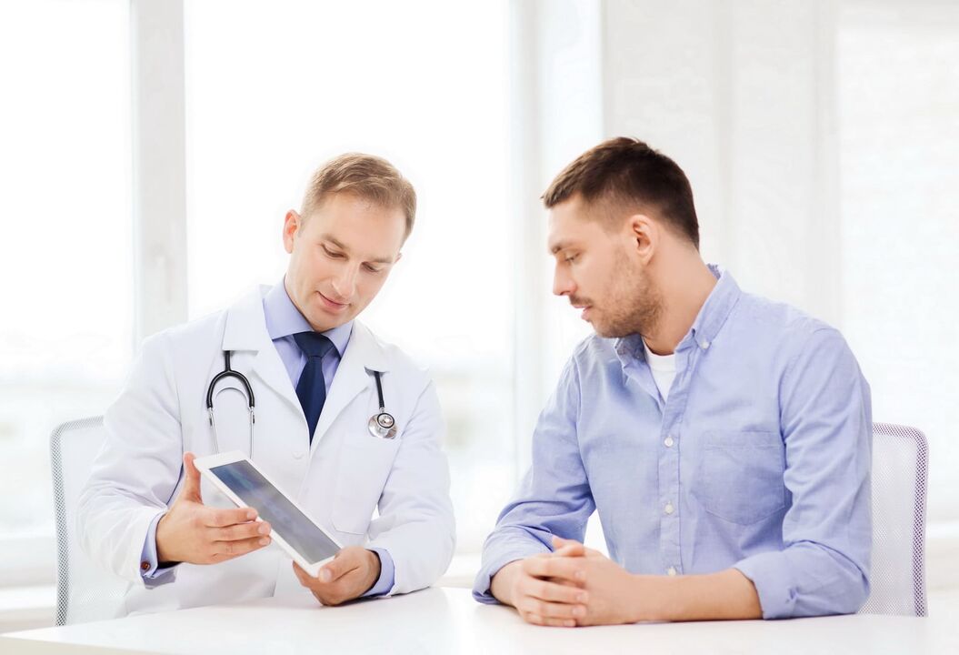 rendez-vous chez le médecin pour prostatite